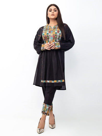 Edenrobe - Pret 2Pc Embroidered Lawn Shirt Trouser - EWTKE22-67891 (ST)