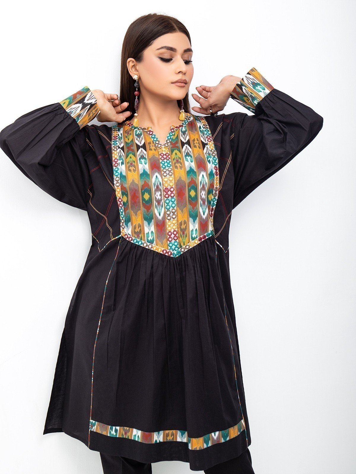 Edenrobe - Pret 2Pc Embroidered Lawn Shirt Trouser - EWTKE22-67891 (ST)