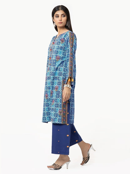 Edenrobe - Pret 2Pc Embroidered Twill Shirt Trouser - EWTKE22-67893 (ST)
