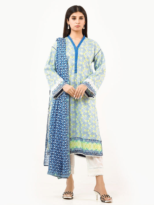 Edenrobe - Pret 1Pc Embroidered Lawn Shirt - EWTKE22-67973