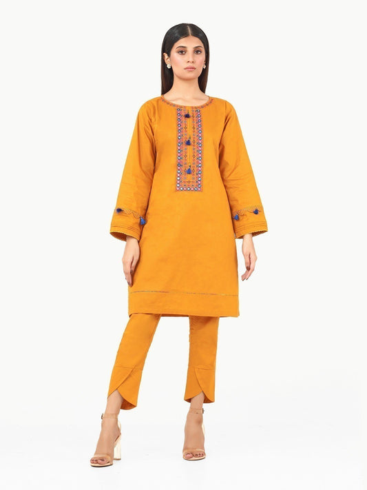 Edenrobe - Pret 2Pc Embroidered Lawn Shirt Trouser - EWTKE22-68131 (ST)