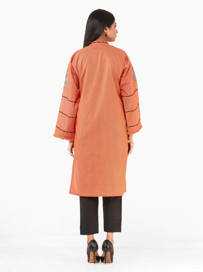 Edenrobe - Pret 1Pc Embroidered Rust Shirt - EWTKE22-68143