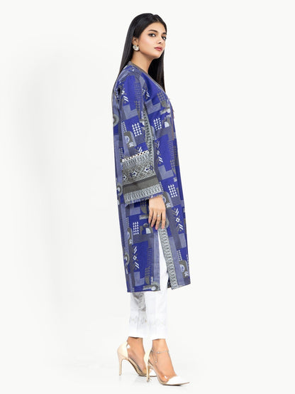 Edenrobe - Pret 1Pc Printed Khaddar Shirt - EWTKP21-67882