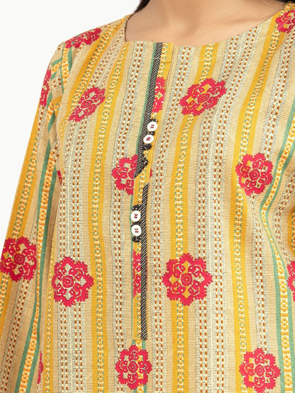 Edenrobe - Pret 3Pc Printed Chiffon Suit - EWTKP21-67912 (3-PCS)