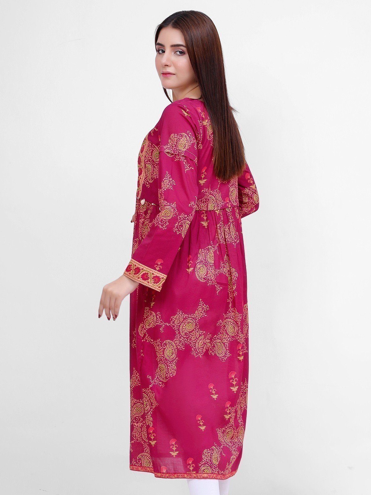 Edenrobe - Pret 1Pc Printed Pink Shirt - EWTKP22-67637