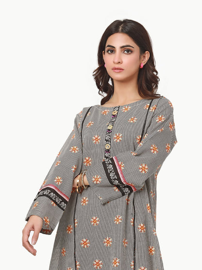 Edenrobe - Pret 1Pc Printed Khaddar Shirt - EWTKP22-68564