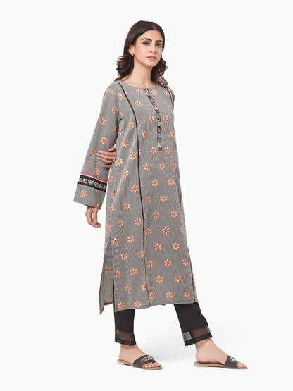 Edenrobe - Pret 1Pc Printed Khaddar Shirt - EWTKP22-68564