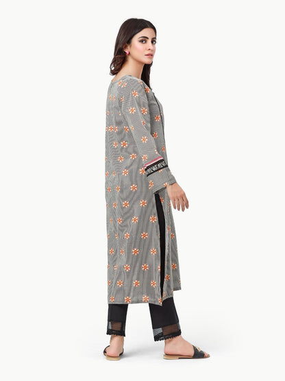 Edenrobe - Pret 1Pc Printed Khaddar Shirt - EWTKP22-68564