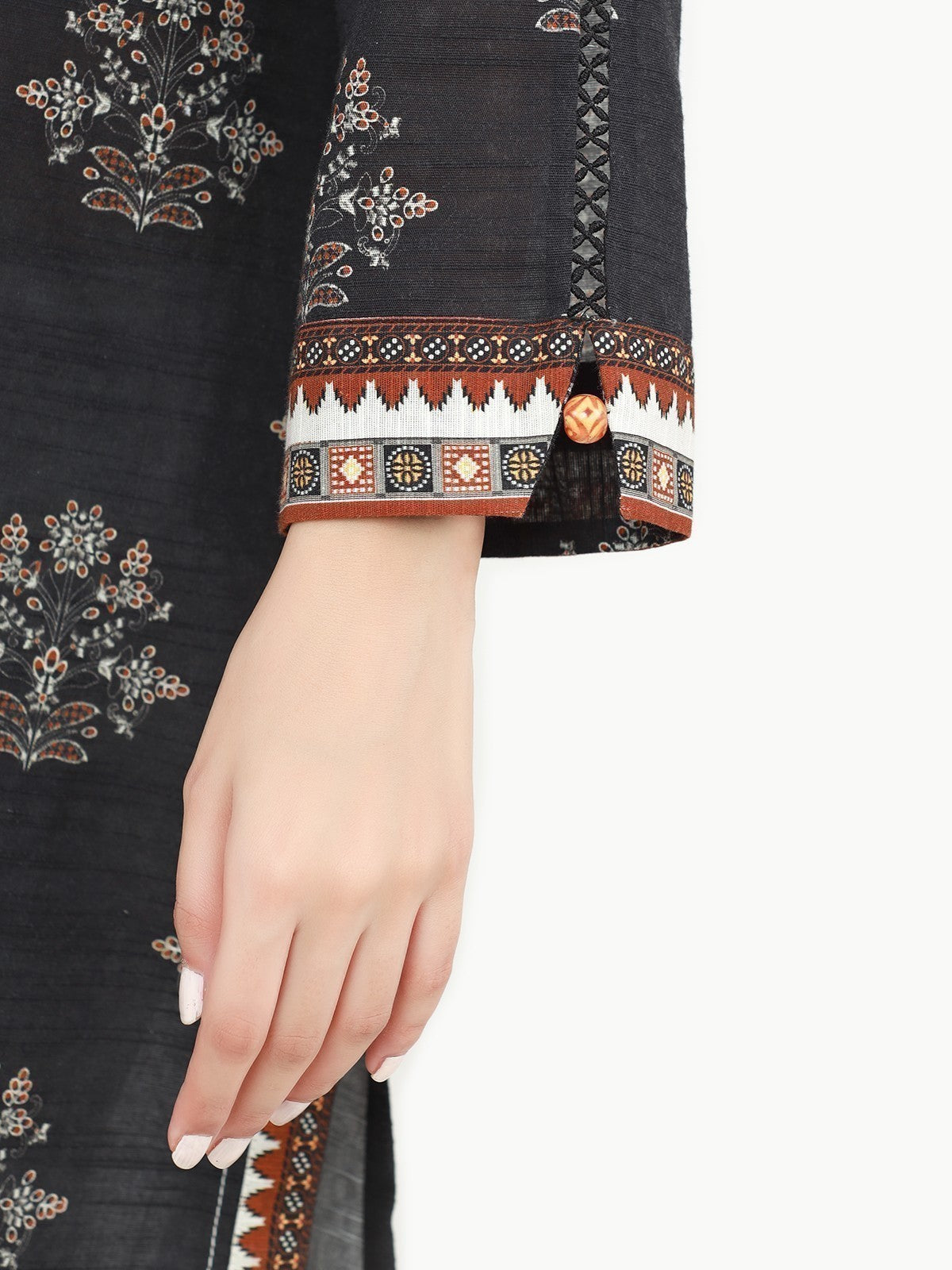 Edenrobe - Pret 1Pc Printed Khaddar Shirt - EWTKP22-68599 (S)