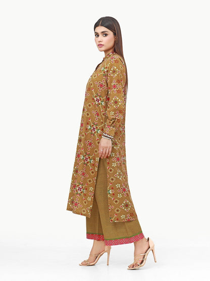 Edenrobe - Pret 2Pc Printed Khaddar Shirt Trouser - EWTKP22-68612 (ST)