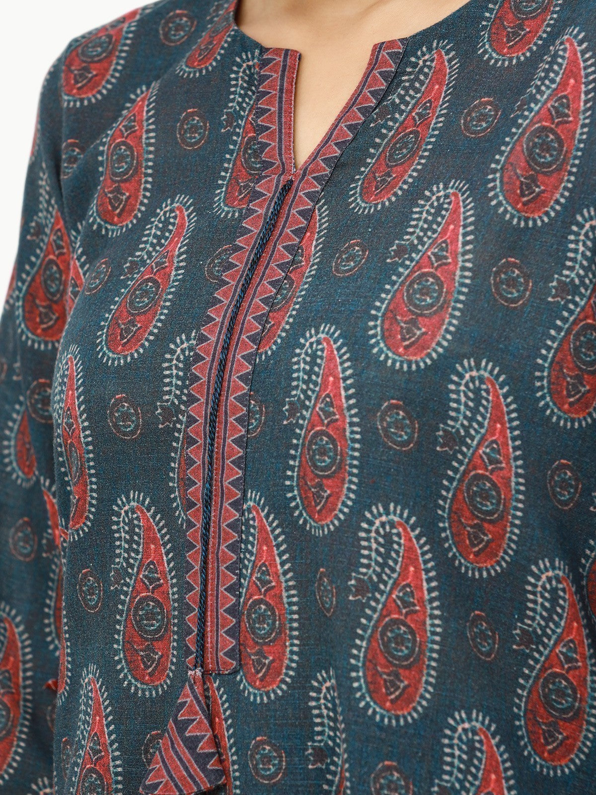 Edenrobe - Pret 2Pc Printed Khaddar Shirt Trouser - EWTKP22-68613 (ST)