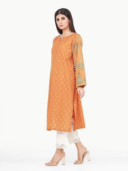 Edenrobe - Pret 1Pc Printed Khaddar Shirt - EWTKP22-68685