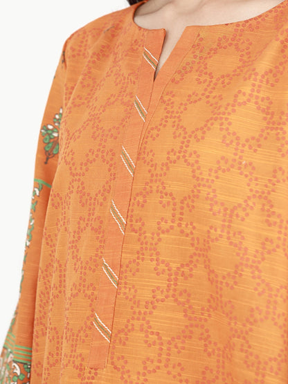 Edenrobe - Pret 1Pc Printed Khaddar Shirt - EWTKP22-68685