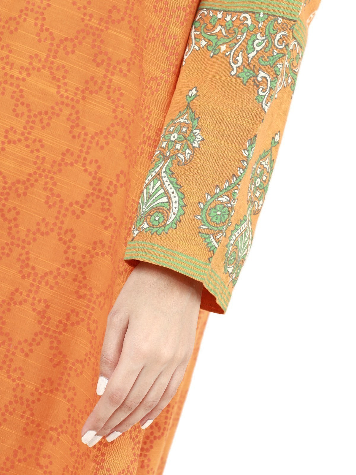 Edenrobe - Pret 1Pc Printed Khaddar Shirt - EWTKP22-68685