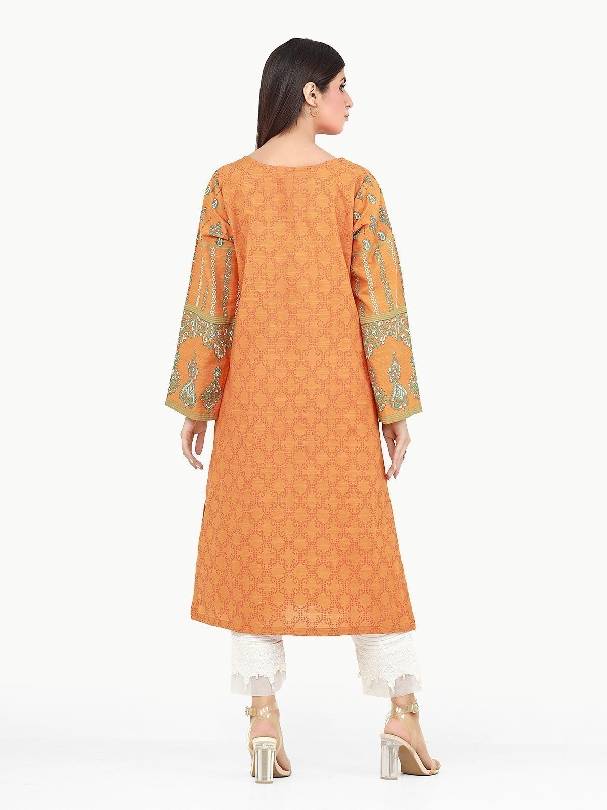 Edenrobe - Pret 1Pc Printed Khaddar Shirt - EWTKP22-68685