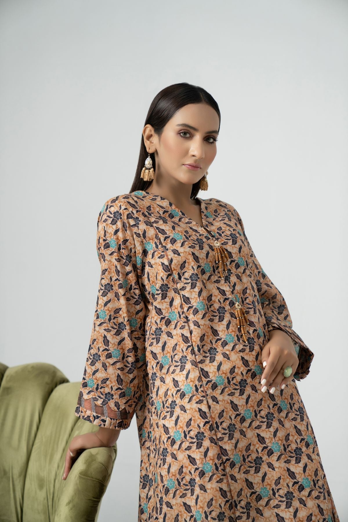 1PC Capital Kurti  2307