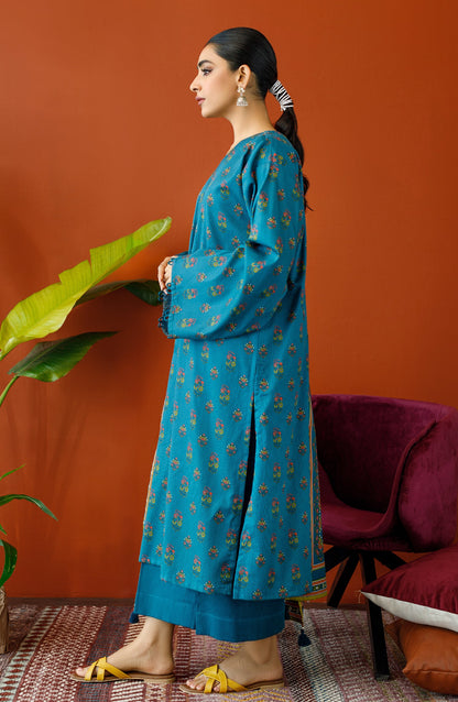 Orient - Unstitched 3 Piece Printed Cottel Shirt , Cottel Pant and Cottel Dupatta