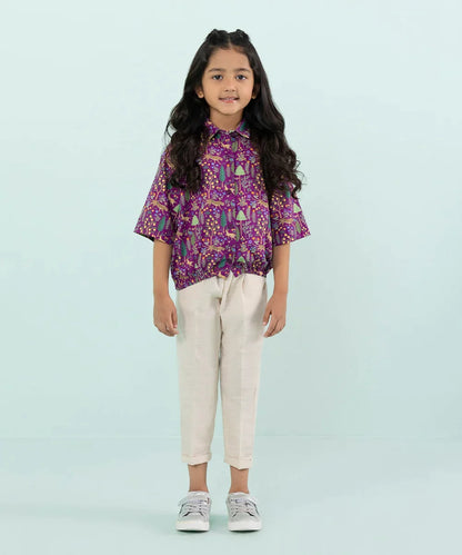 Sapphire - Printed Cambric Top