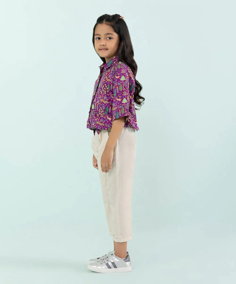 Sapphire - Printed Cambric Top