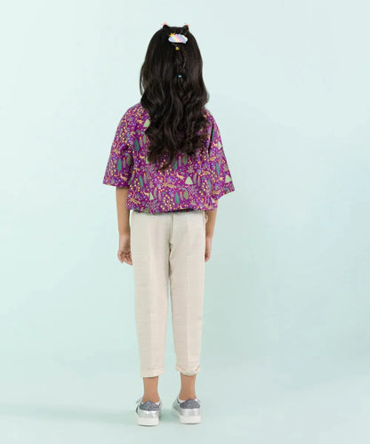 Sapphire - Printed Cambric Top