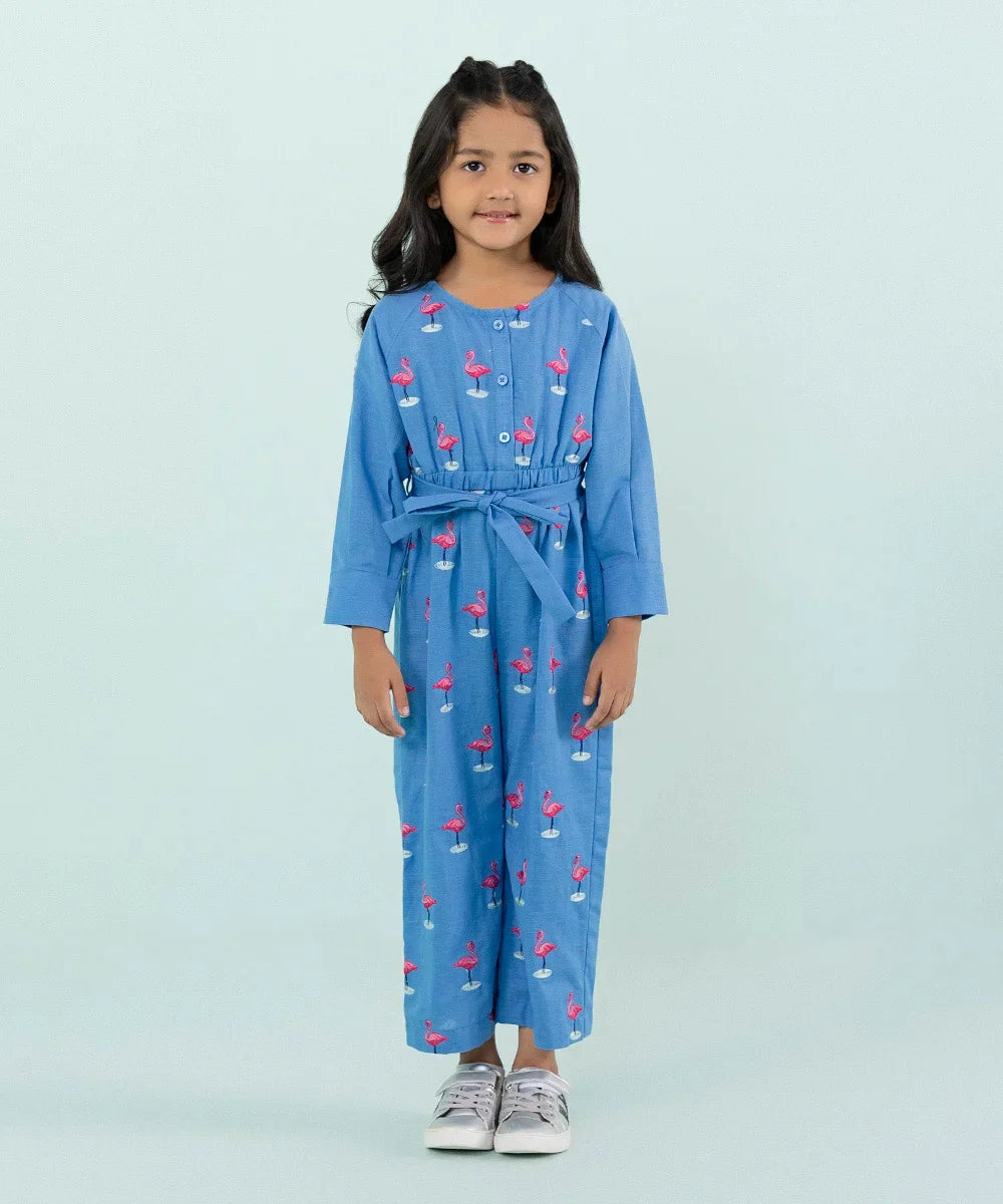 Sapphire - Dyed Khaddar Jumpsuit