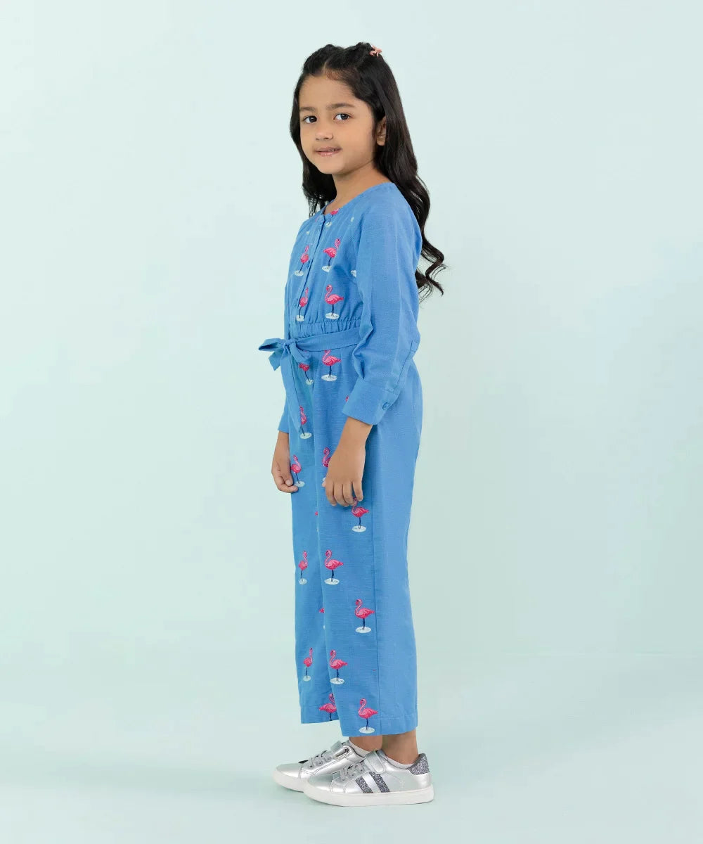Sapphire - Dyed Khaddar Jumpsuit