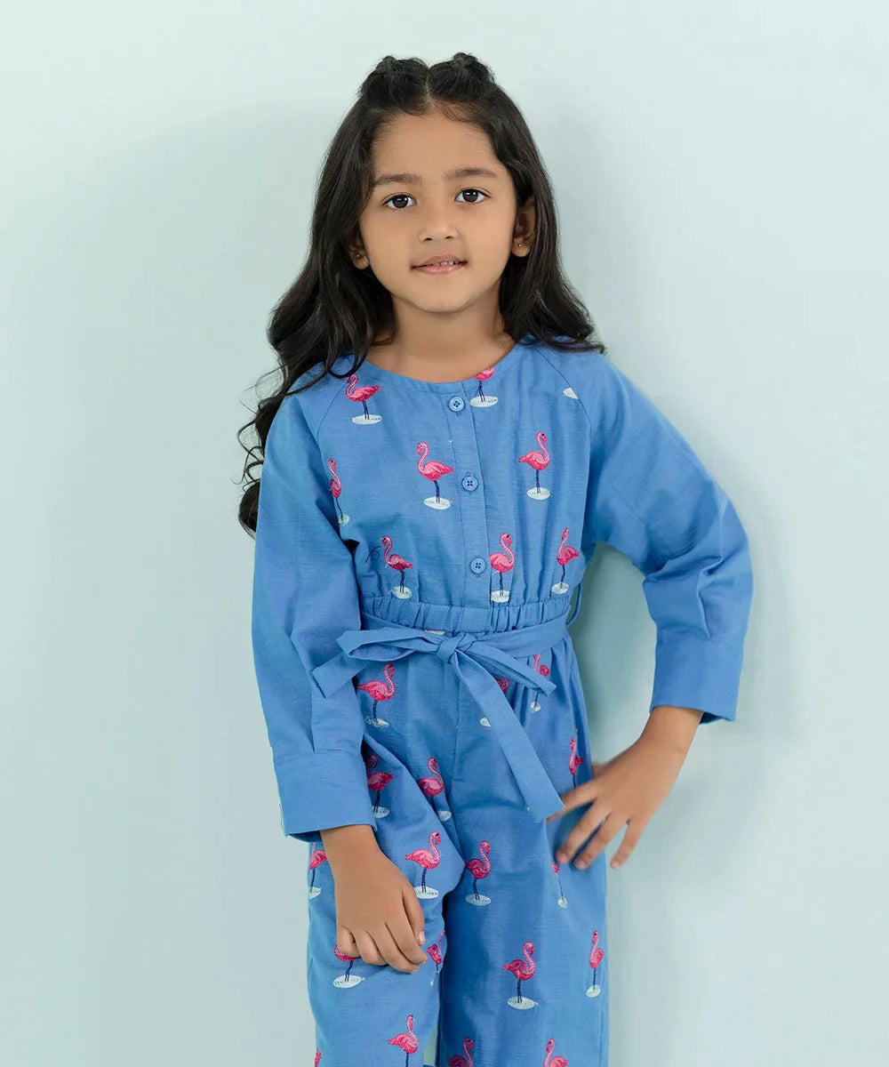 Sapphire - Dyed Khaddar Jumpsuit