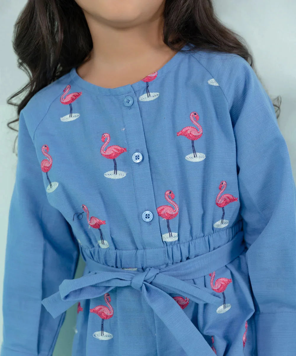Sapphire - Dyed Khaddar Jumpsuit