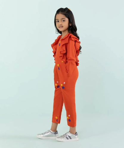 Sapphire - Dyed Linen Jumpsuit