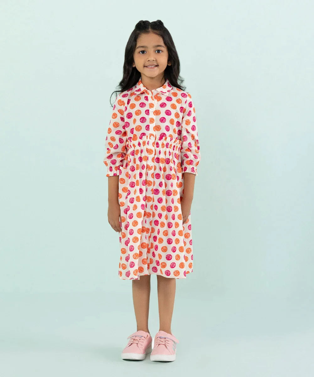 Sapphire - Printed Cambric Dress