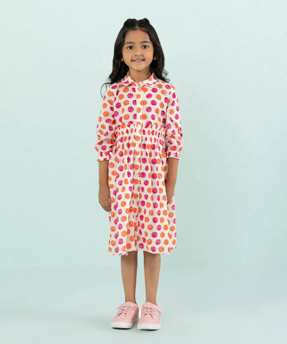 Sapphire - Printed Cambric Dress