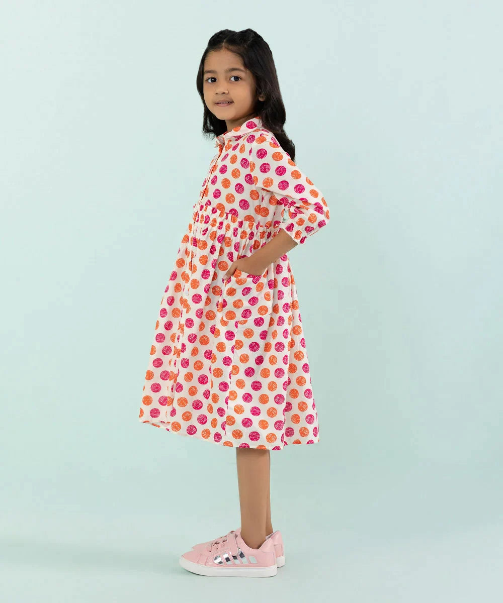 Sapphire - Printed Cambric Dress
