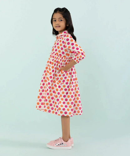 Sapphire - Printed Cambric Dress