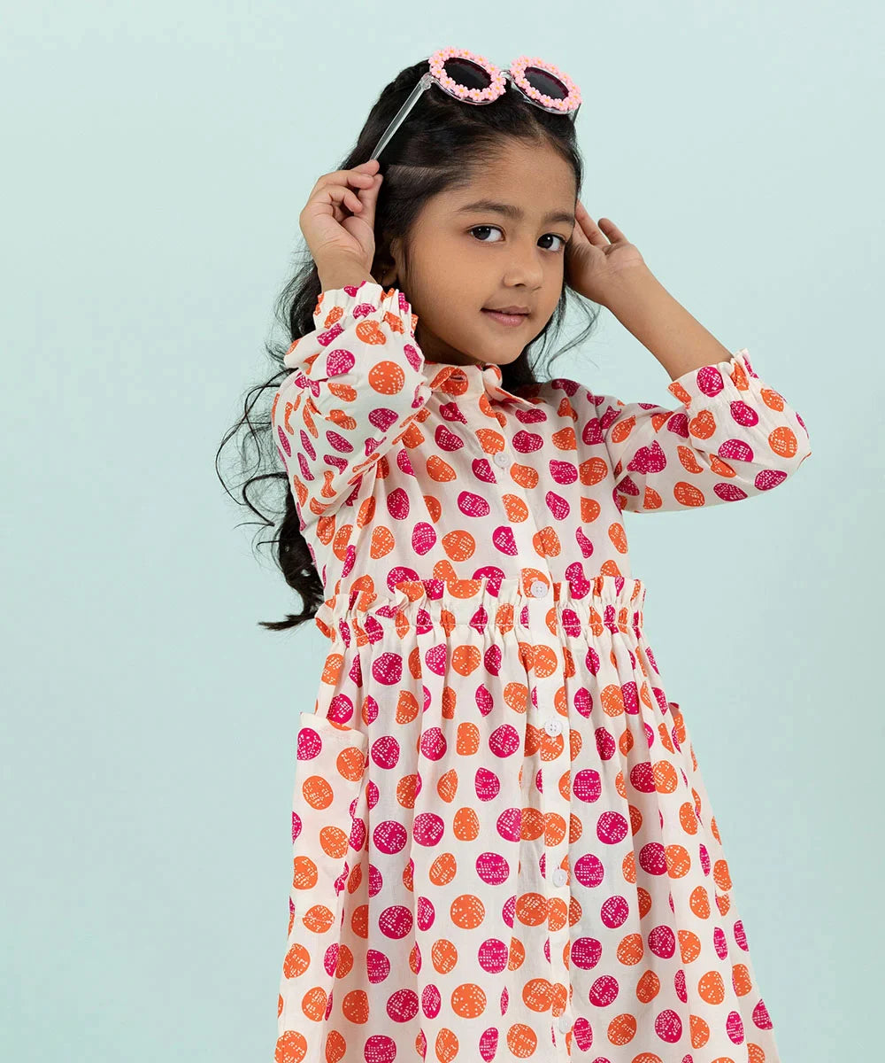 Sapphire - Printed Cambric Dress