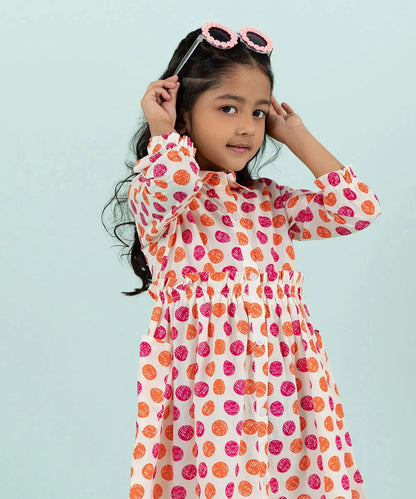 Sapphire - Printed Cambric Dress