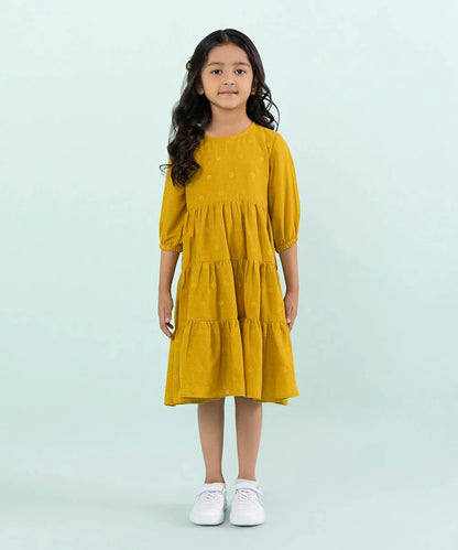 Sapphire - Embroidered Linen Dress