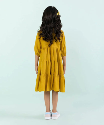 Sapphire - Embroidered Linen Dress