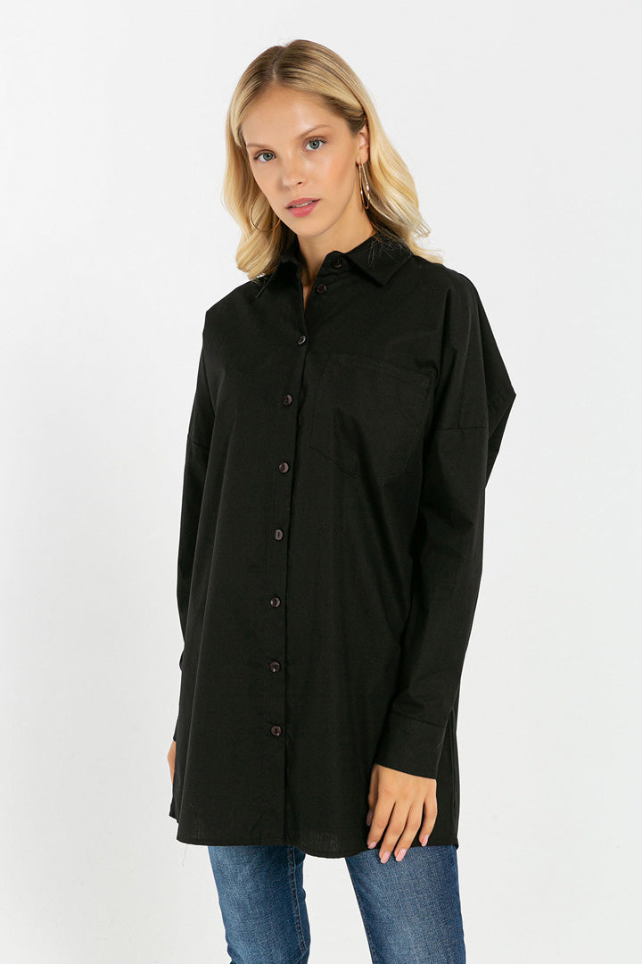 BTW - OVERSIZED BUTTON DOWN