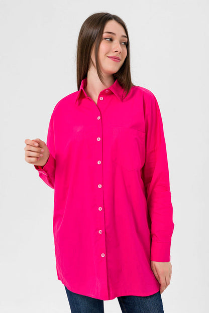 BTW - OVERSIZED BUTTON DOWN