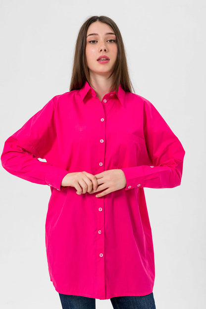 BTW - OVERSIZED BUTTON DOWN