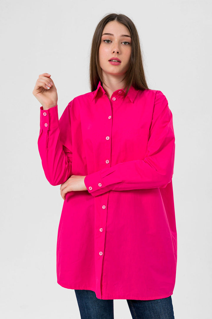 BTW - OVERSIZED BUTTON DOWN