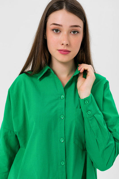 BTW - OVERSIZED BUTTON DOWN