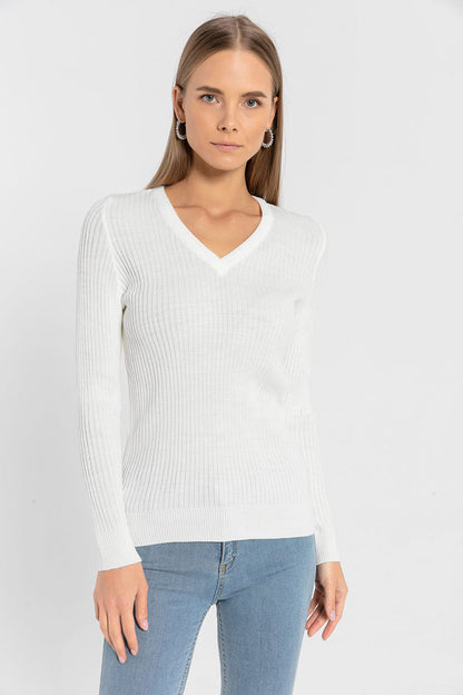 BTW - V NECK SWEATER