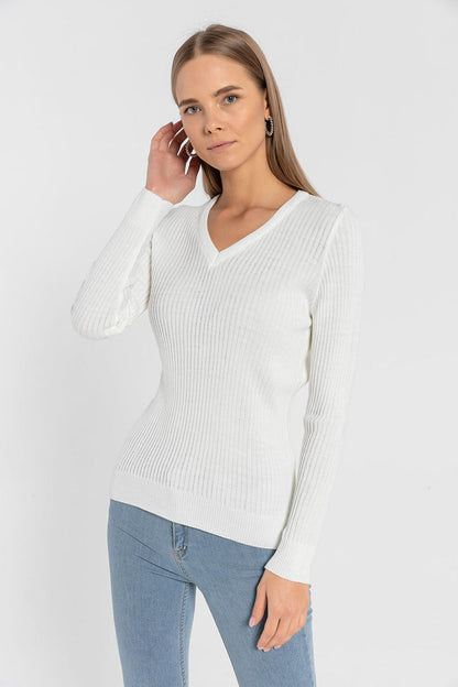 BTW - V NECK SWEATER