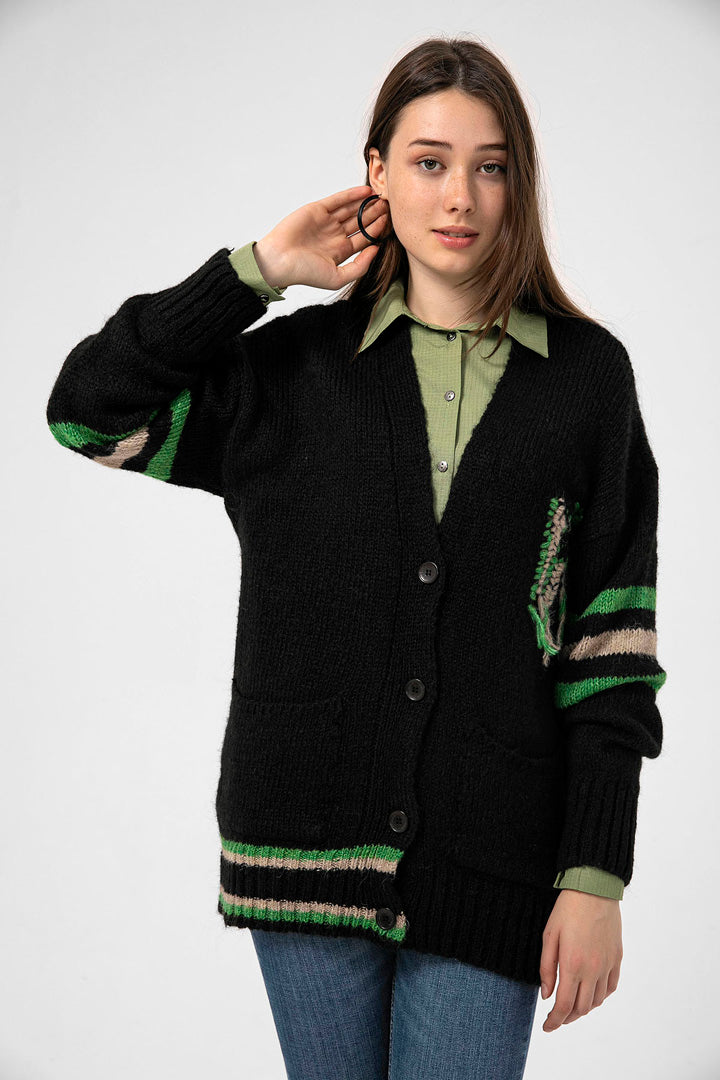 BTW - RIB-KNIT CARDIGAN