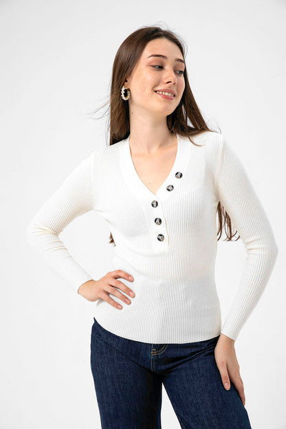 BTW - RIB-KNIT CARDIGAN