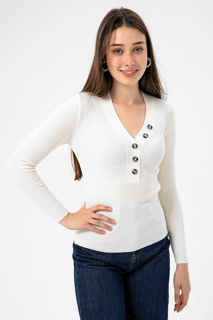 BTW - RIB-KNIT CARDIGAN