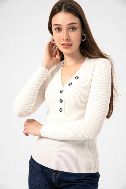 BTW - RIB-KNIT CARDIGAN