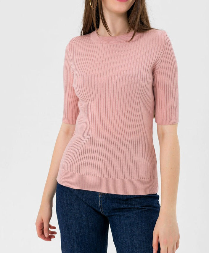 BTW - RIB KNIT SWEATER