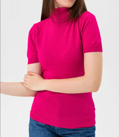 BTW - HALF SLEEEVES TURTLE NECK